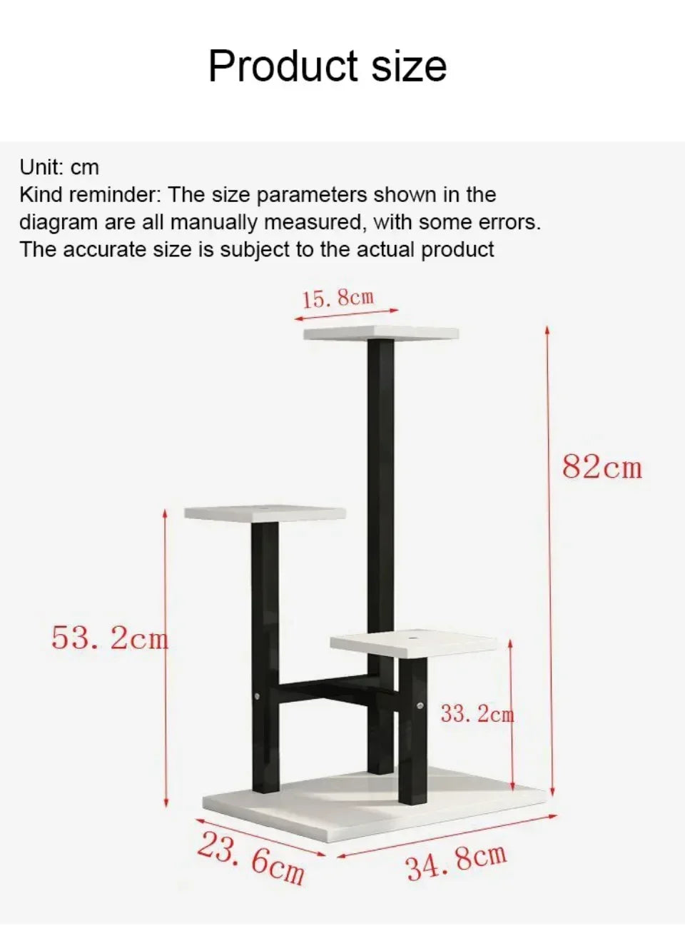 Plant Stand Household Plant Shelves Environment protection Flower Pot Holder Multi-storey Plant Rack Shelves Indoor Plant Stand