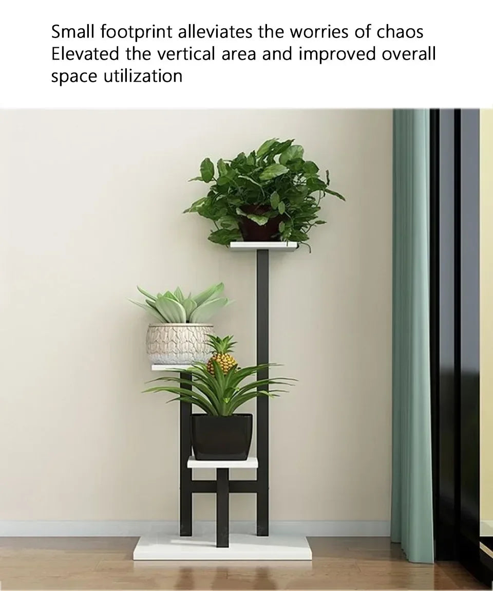 Plant Stand Household Plant Shelves Environment protection Flower Pot Holder Multi-storey Plant Rack Shelves Indoor Plant Stand