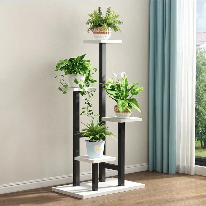 Plant Stand Household Plant Shelves Environment protection Flower Pot Holder Multi-storey Plant Rack Shelves Indoor Plant Stand