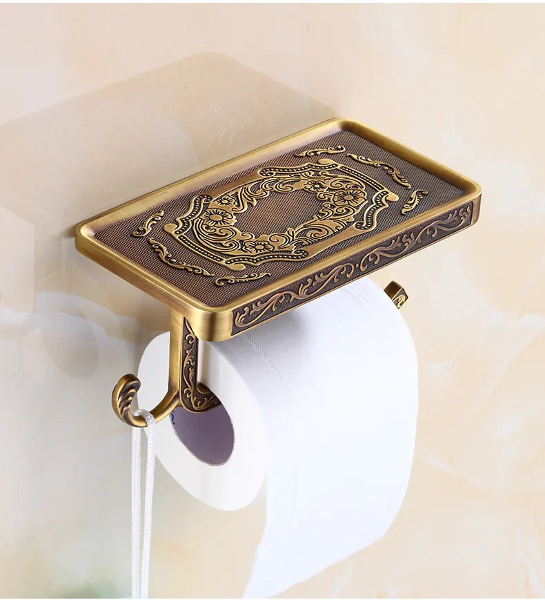 Porta Papel Higiênico Bronze