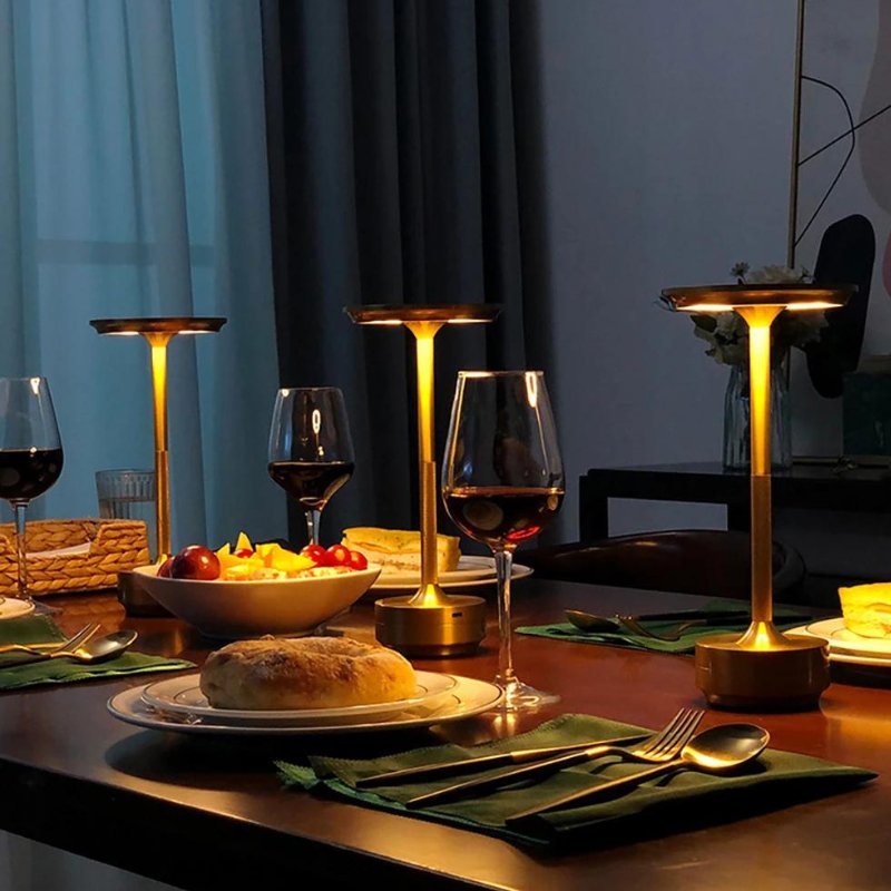 Luminária de Mesa LED Sem Fio 3 Tons de Luz