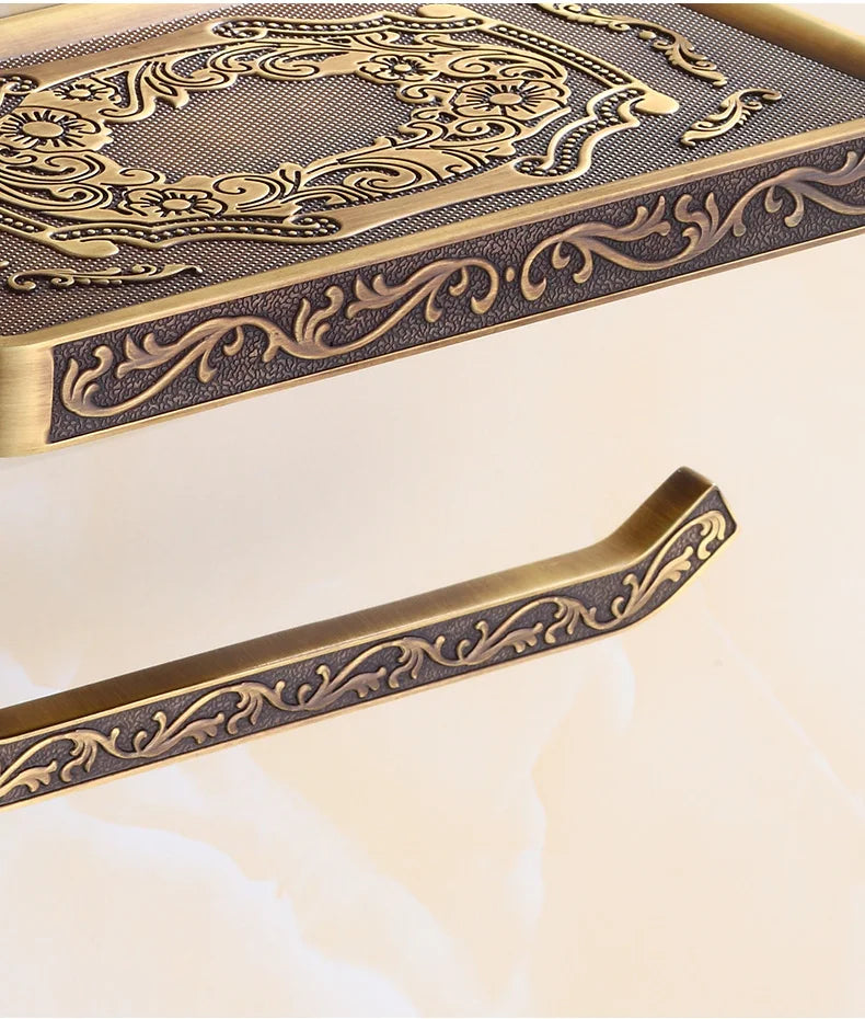 Porta Papel Higiênico Bronze