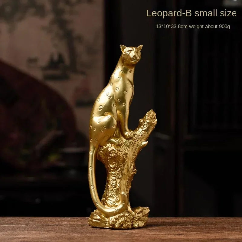 Escultura Leopardo