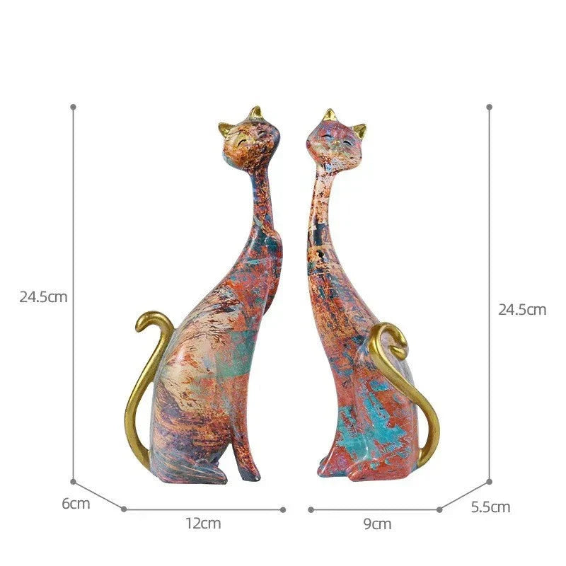 Escultura Gato Nórdico