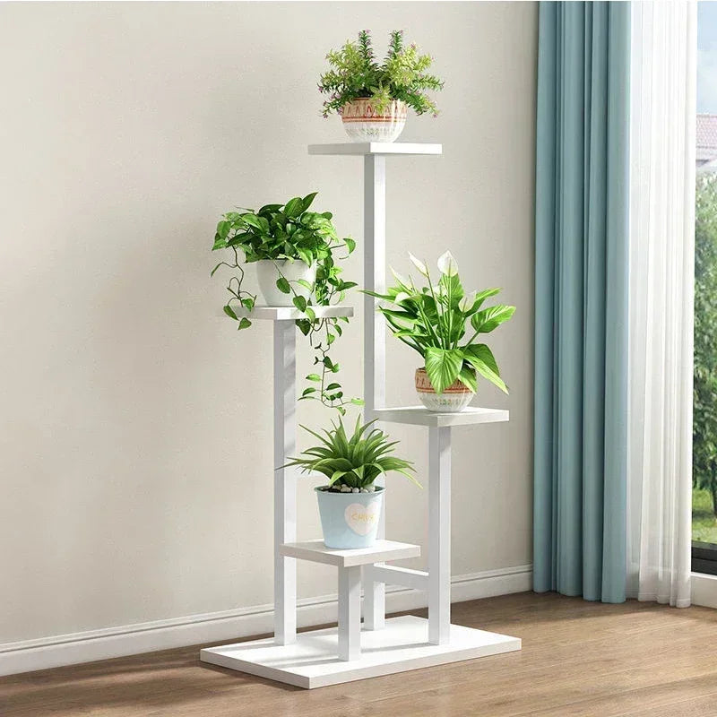 Plant Stand Household Plant Shelves Environment protection Flower Pot Holder Multi-storey Plant Rack Shelves Indoor Plant Stand